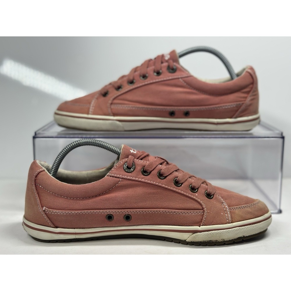 Taos Womens Moc Star Terracotta Canvas Casual Sneaker Size 8.5 MST-13482A - Picture 5 of 12